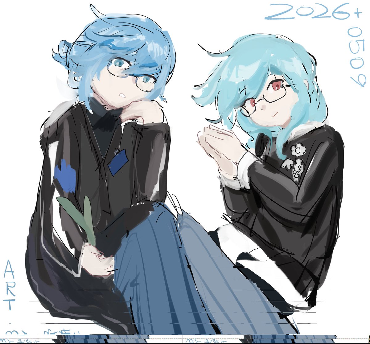 Cocookie123's tweet photo. oc doodle
oc绘 🌷设计了黑色为主题色的原创角色们🧇🐣🌱💕💕💕 https://t.co/EhHqZfxGaE