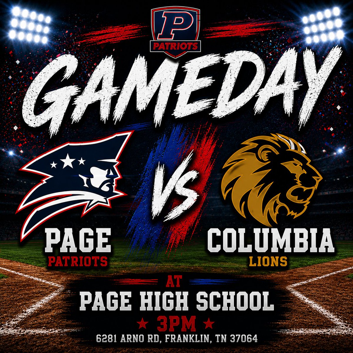 Page Patriots Baseball tweet media