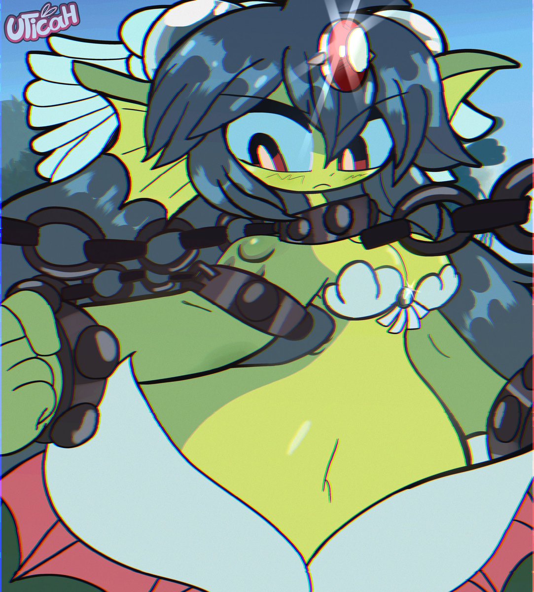 Mermay posting: The Giga Mermaid from Shantae 
🧜‍♀️ 😡