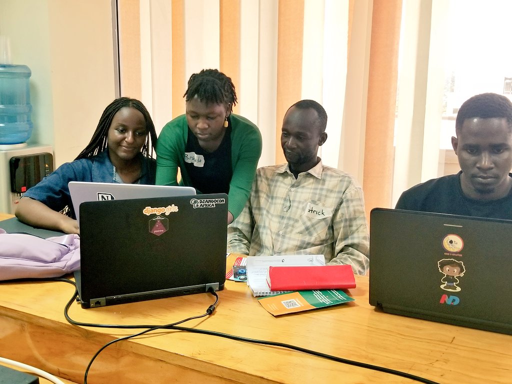 slugada's tweet photo. Today’s @pyladieskla meetup is another reminder that strong tech communities help people learn faster together. 

Big thanks to Edna for leading the session and sharing practical insights with attendees at the @Africastalking offices. Events like these are empowering more young women to confidently explore careers in software engineering and data science.