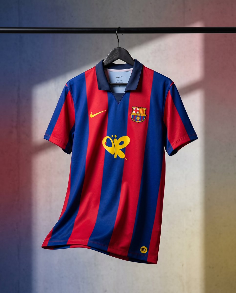 Rodrigo Kit Lamine Yamal in the new Barça x Olivia Rodrigo special retro kit 👀