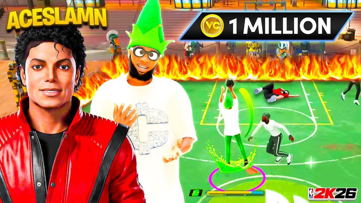 sebseeksreal's tweet photo. I WENT STREAK HUNTING WITH THE MICHAEL JACKSON OF 2K ACESLAMMN AND WON 1 MILLION VC ON NBA 2K26! - https://t.co/vKyqQTkUnL https://t.co/6HMfaFzdYO