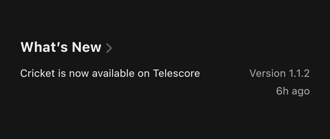 Telescore tweet media