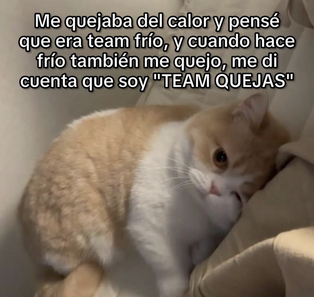 Soy team quejas.