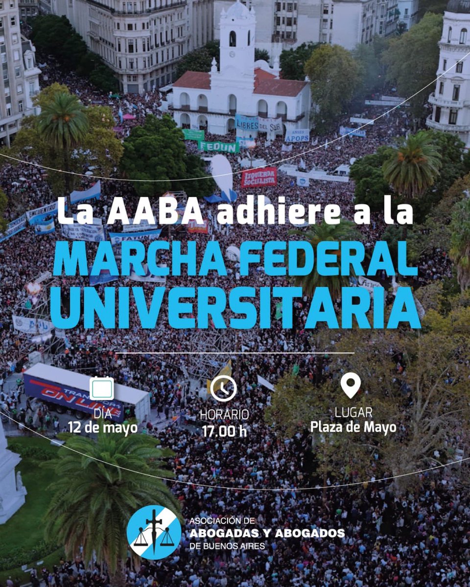 JuampiZanetta's tweet photo. Nos sumamos a la defensa de la universidad pública y al reclamo por el cumplimiento de la Ley de Financiamiento Universitario, en resguardo del acceso, la permanencia y el futuro de miles de estudiantes, así como de las condiciones laborales de docentes y no docentes.
#EducaciónPublicaSiempre
#YoMarcho
