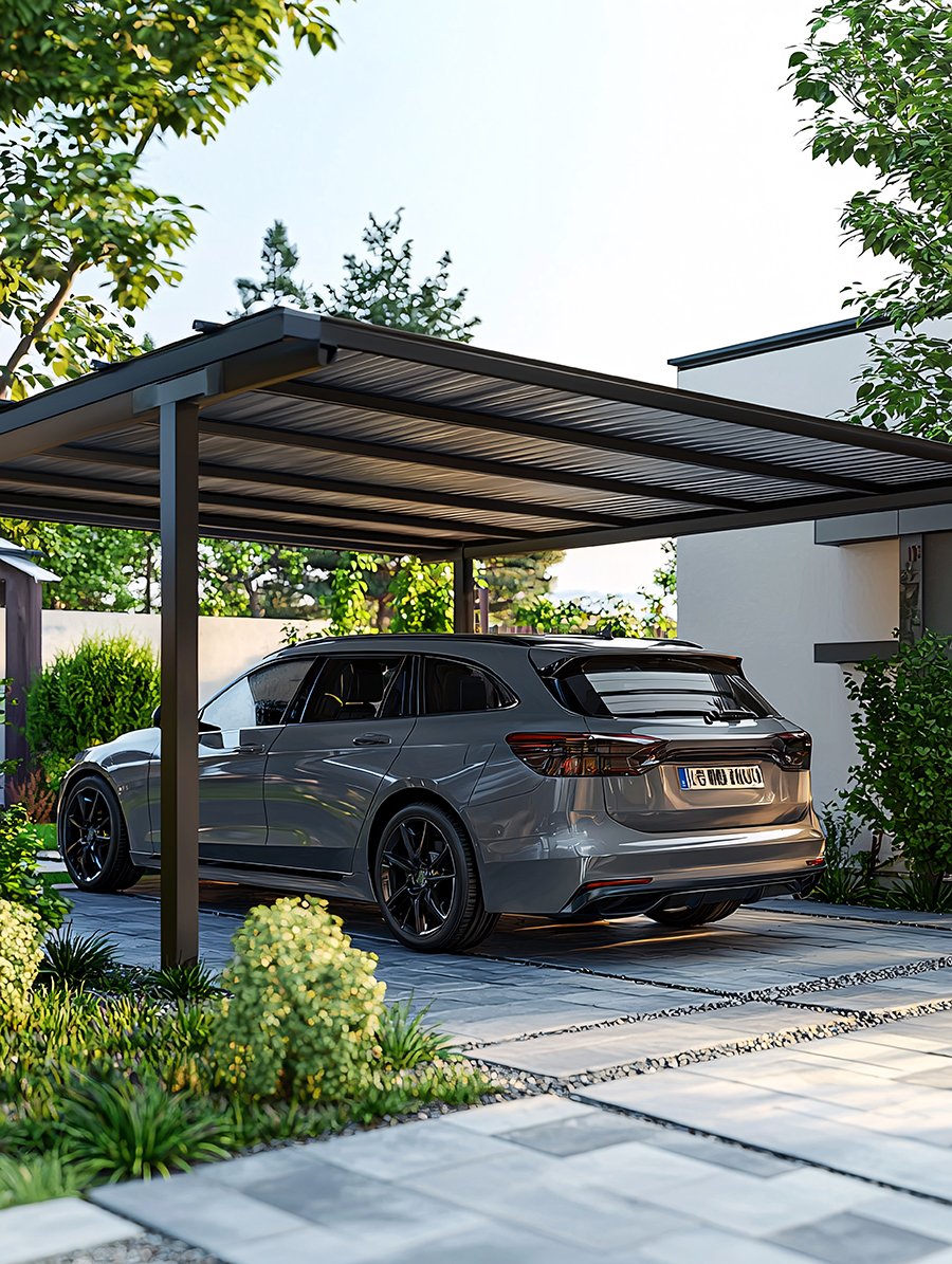 RTravaux's tweet photo. Carport solaire : prix, aides, modèles et rentabilité en 2026 -  https://t.co/gZIgX9f4XM https://t.co/kZQZv8L0or
