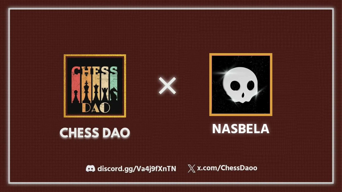 ChessDaoo's tweet photo. @Nasbelaeth Who wants WL spots for @Nasbelaeth ?

Chess x Nasbela https://t.co/8JxRO0i4fx