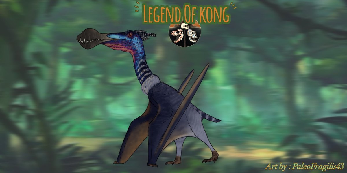 CorporalRex's tweet photo. With the Speculative large Pterosaur Magnodontopterus designed what other kinds of speculative Archosaurs &amp; Reptiles would you all like to see on Skull Island? Art done by @MrFragilis https://t.co/A75tzN8BE4