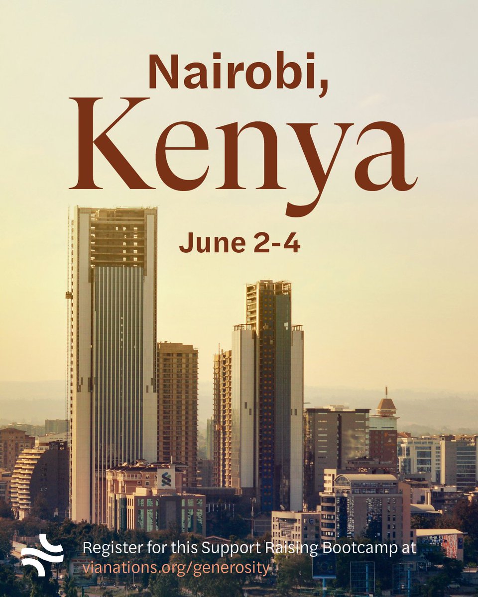 via_generosity's tweet photo. We are so excited to bring another Support Raising Bootcamp to Nairobi, Kenya — June 2-4!🌎

Get ready to grow your vision and reach your funding goals with hands-on training and intentional resources.

Register today! 👉https://t.co/4swjzIbSnx https://t.co/1rBpZDz08G