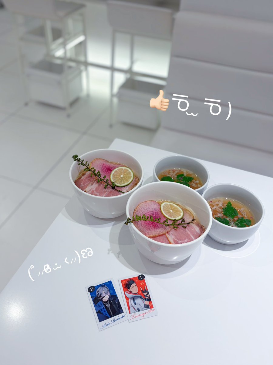 半年ぶりくらいにラーメン屋さん行ったよ〜( ¤̴̶̷̤́ ‧̫̮ ¤̴̶̷̤̀ ) ✧

美味しかった✨グッズも使えてハッピー😻

#剣翔タイム