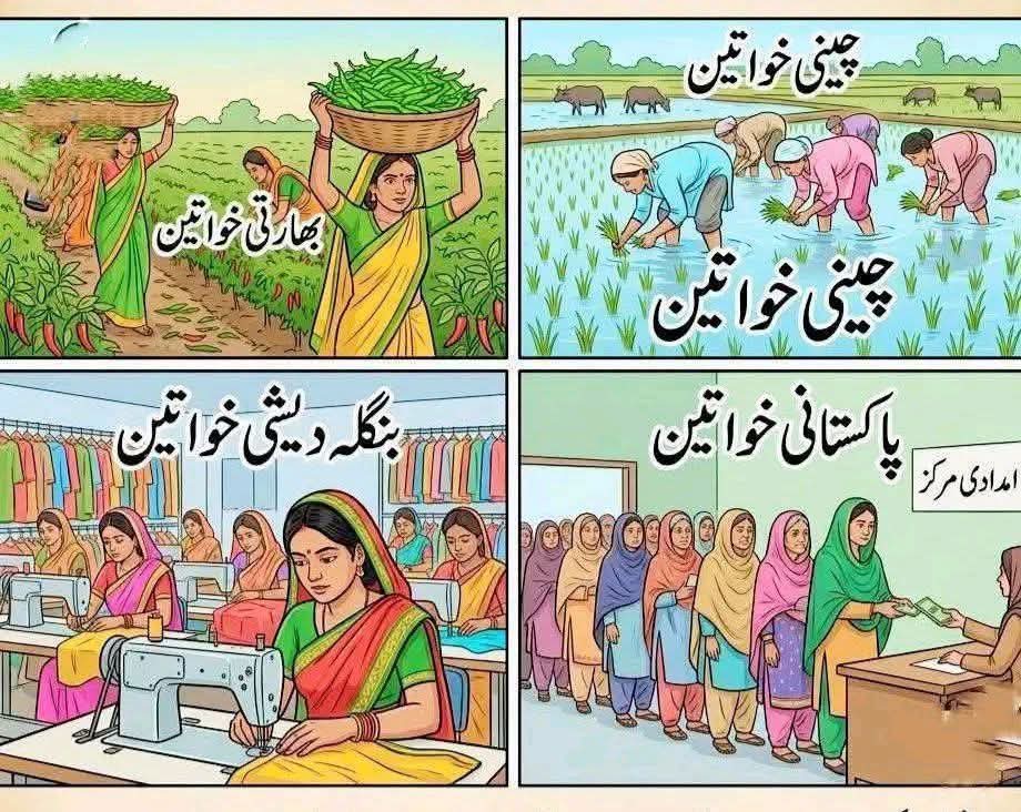 HaideryMuhammed's tweet photo. پاکستان میں معاشی صورت حال تب بدلے گی جب ہم امداد کی بجائے ہنرمندی کی اہمیت سمجھیں گے ۔ معاشرے تب تبدیل ہوتے ہیں جب سوچ بدلتی ہے اور ہم اِس حوالے سے پیچھے ہیں۔

حکومت امدادی رقم کی بجائے ہنر سکھانے کے لیے پہل کرے تو زیادہ بہتر نتائج سامنے آئیں گے ۔ 

ان شاءاللہ تعالیٰ https://t.co/R7iLlBxTGg