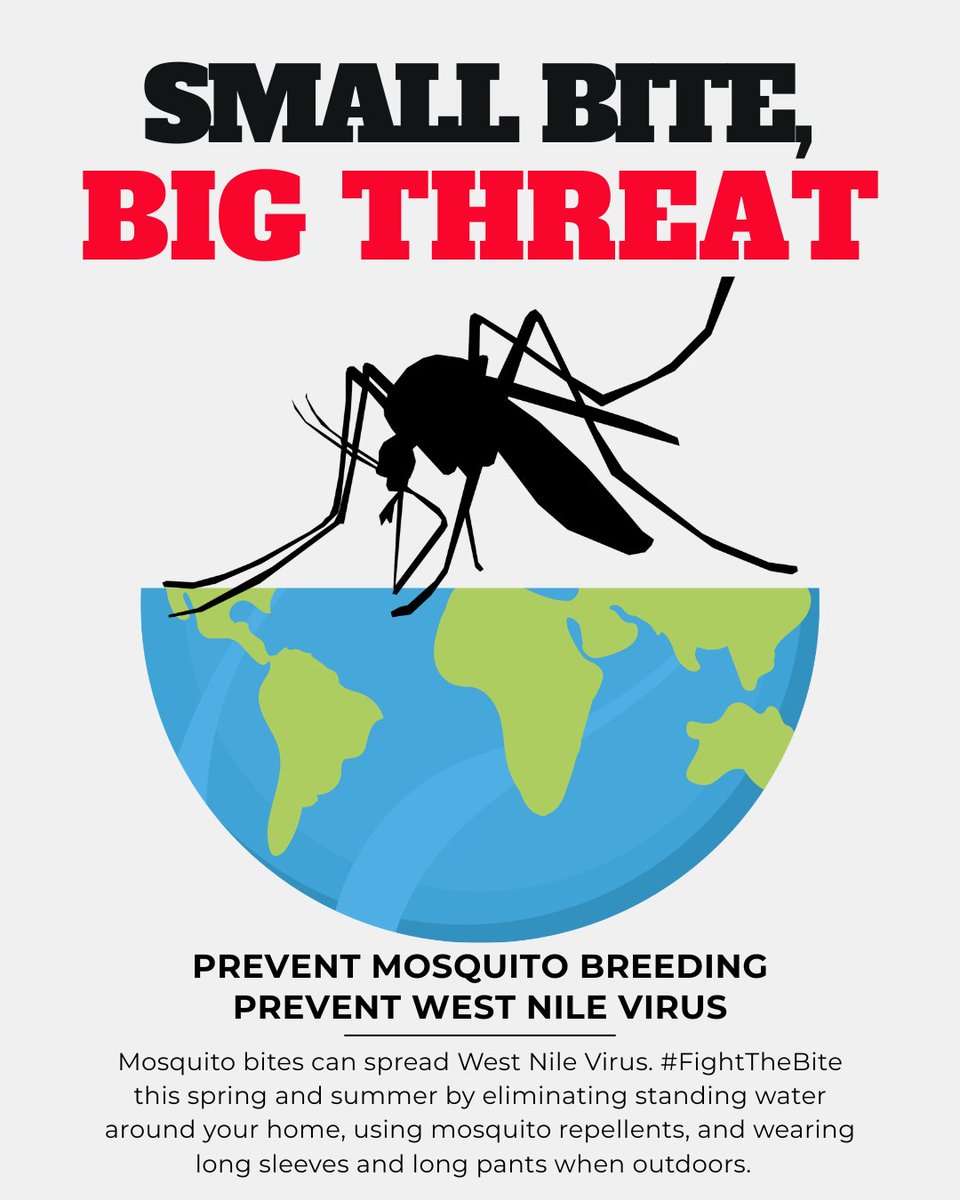 Mosquito bites can spread serious illnesses, including West Nile
