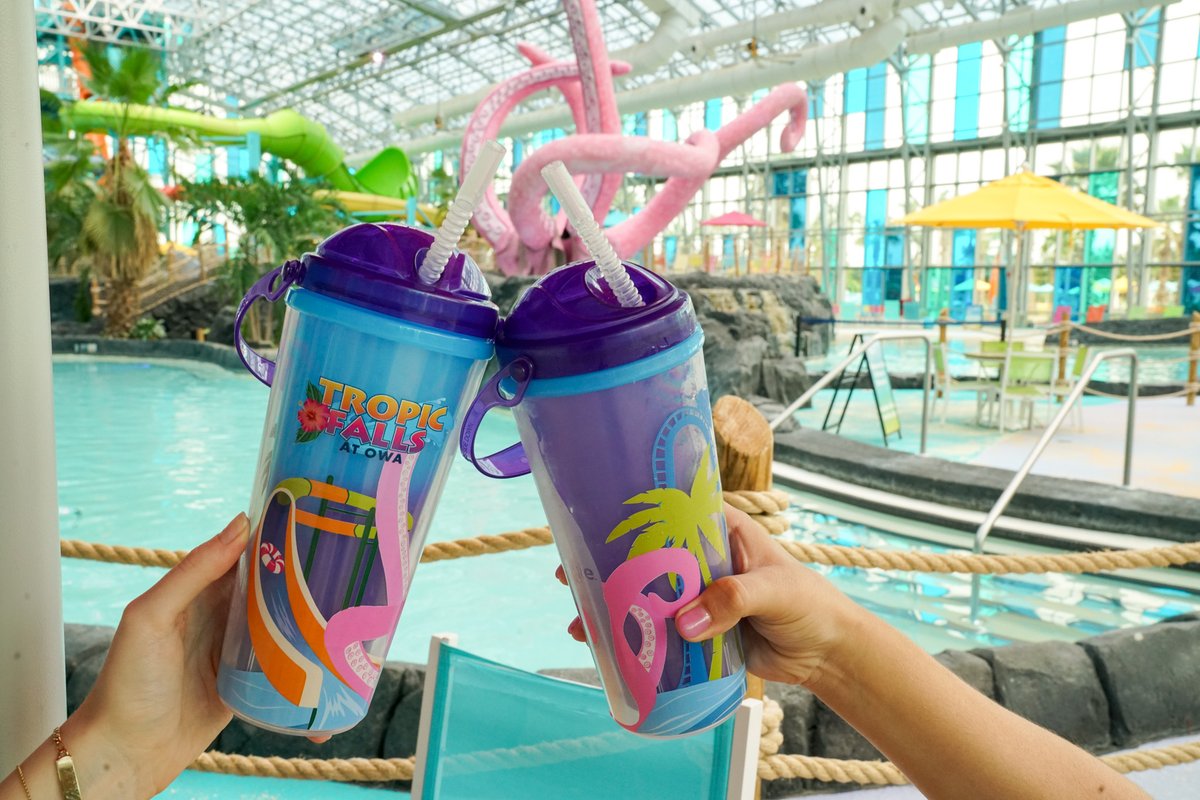 VisitOWA's tweet photo. Because all day refills deserve a fun new look! 🥤✨ Check out the BRAND NEW Tropic Falls Coca-Cola Freestyle cup design, available only at Tropic Falls.

Add one to your visit and sip happy between every ride and slide!

#TropicFalls | #VisitOWA https://t.co/Q6VMKLlndL
