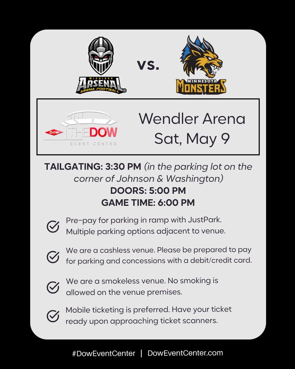 The Dow Event Center tweet media