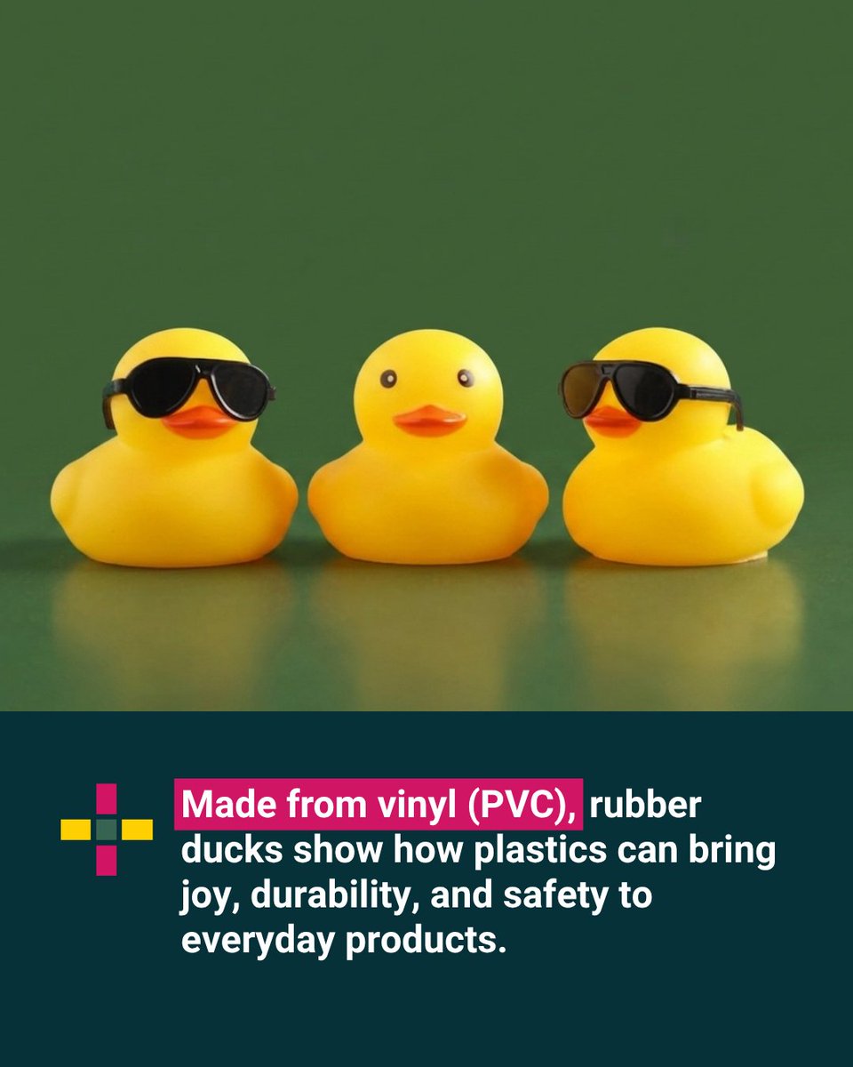 positivesofplas's tweet photo. 🦆 On this day in plastic history (May 9, 1949): Rubber duck patented.

PVC plastic turned bath time into playtime.

#OnThisDay #PlasticHistory https://t.co/4svzCLph1F