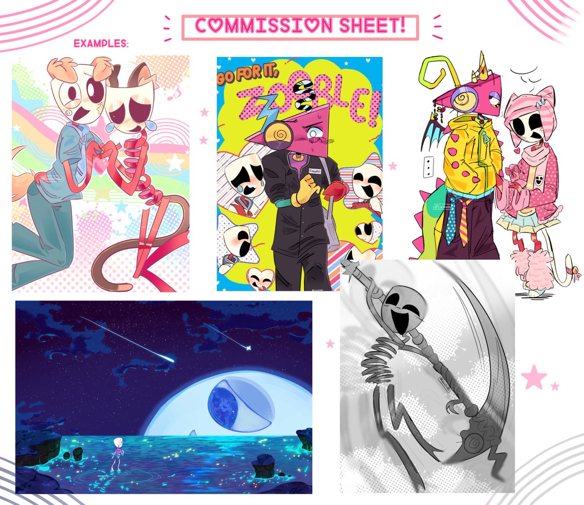 Hi! I made my commission sheet, it would help me a lot if you could at ...