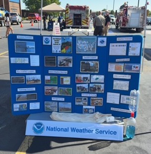 NWSPaducah's tweet photo. If you're in the Mayfield area today, NWS Paducah will be at the Graves County Health and Safety Fair at Graves County High School until 2 PM. Stop by and say hello! https://t.co/iB4SHdvNWw