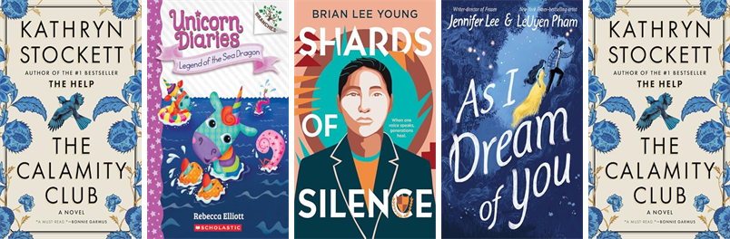 JDC_Library's tweet photo. This week the Jeff Davis County Library has four new books.  New items include The Calamity Club, Legend of the Sea Dragon, Shards of Silence, and As I Dream of You. https://t.co/iwHxaZamME https://t.co/k7ZpZmDvit