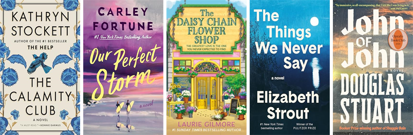 lhtlibrary's tweet photo. This week the Long Hill Township Library has 89 new books.  New items include The Calamity Club, Our Perfect Storm, The Daisy Chain Flower Shop, The Things We Never Say, John of John, Inside the Box, The Faith of Beasts, Make Believe, and Backtalker. https://t.co/2KytM9rAiN https://t.co/zHJJHuODqw