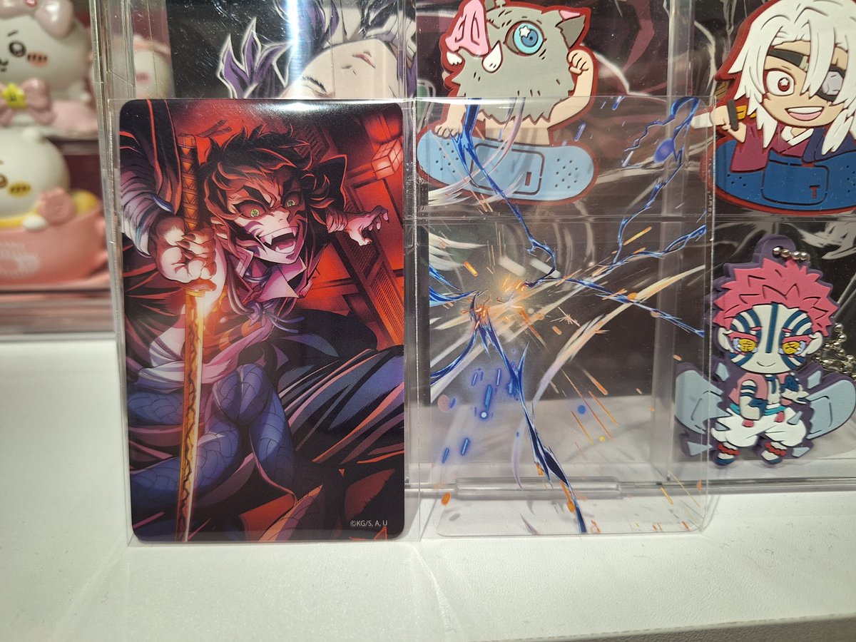 WEBSHOPくじ D賞 レイヤードクリアカードセット 02 獪岳 鬼滅の刃 ufotable WEBSHOPくじ 第5弾キービジュアル 善逸 獪岳