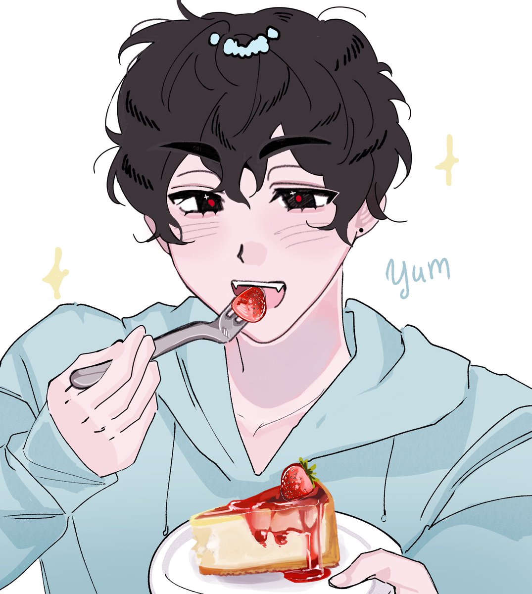 #ALNST_ivan ; idk what I was doing I just wanted to finish dis 
cheesecake 🤤