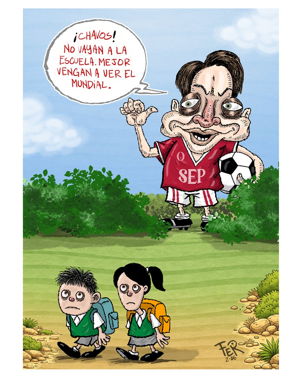 🔴"El Mal Ejemplo", #Cartón de Fer 

Encuentra más cartones en nuestra sección de Opinión:
👉 eluniversal.com.mx/opinion/