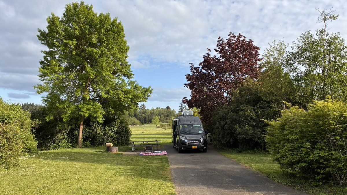 kaceycarpenter's tweet photo. The Road Past Our Front Door 🌿🏕️🐾
Camping at Champoeg reveals a lost trade route and the power of showing up.

 https://t.co/iwokaTCsob https://t.co/CMVp8LlvhM