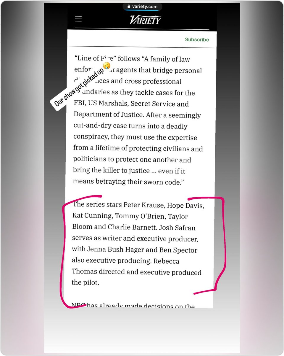 NBCLineOfFire's tweet photo. Taylor Bloom - IG Story
#NBCProtection
#NBCInTheLineOfFire
#NBCLineOfFire https://t.co/t5filXU9rd
