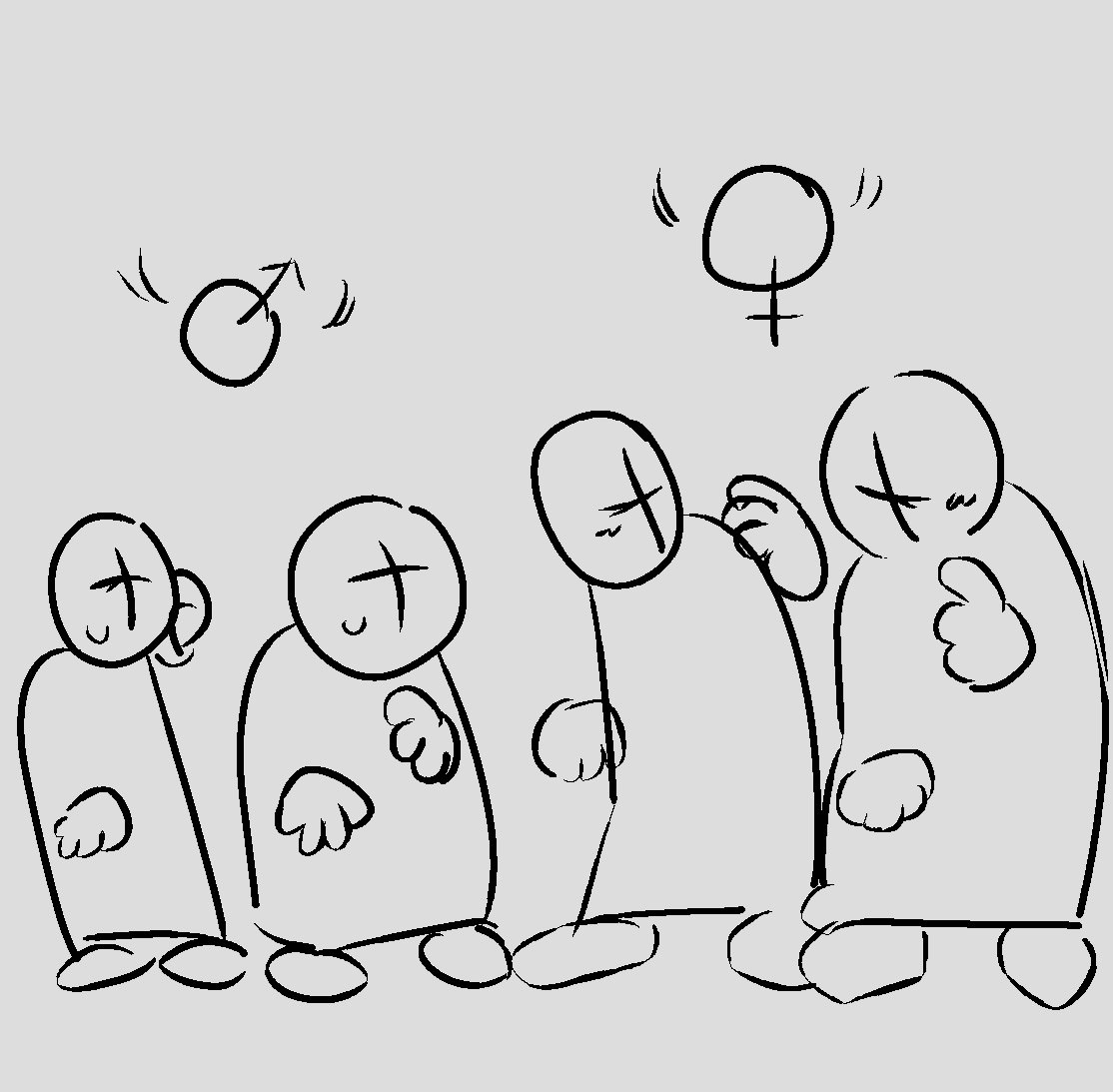 In how I veiw, bulk and height is what's added in all fem versions, but the concept is not strict, just what I think is average when applied