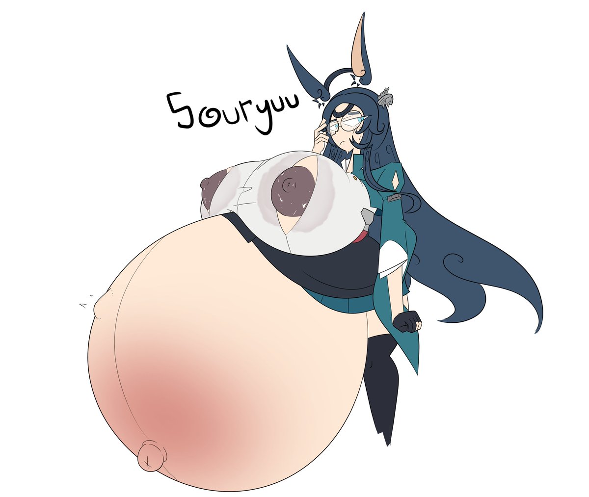 EssayAfterDark's tweet photo. 🔞A quick Souryuu doodle for a fren :v https://t.co/Zu01T30Pda