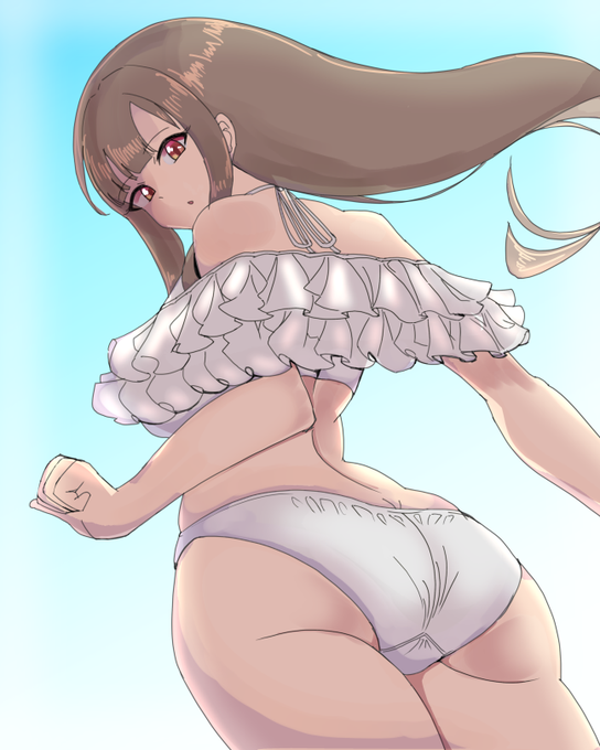 水本ゆかり。尻を描く。