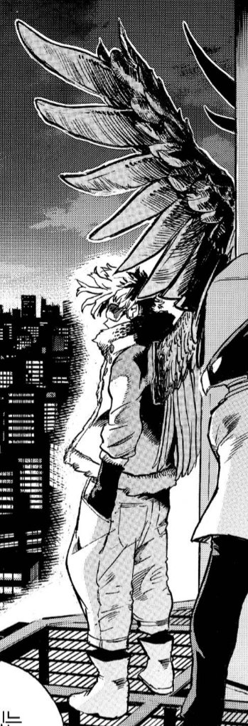 White_Night_MHA's tweet photo. 그니까요 호크스 날개 생각보다 엄청 커요... https://t.co/P6i2FzbSRd