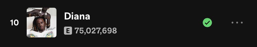 .<a href="/fireboydml/">Fireboy DML</a>, <a href="/chrisbrown/">Chris Brown</a> &amp; <a href="/SHENYENG/">Shenseea</a>’s “Diana” hits 75 MILLION streams on Spotify. 🔥 🚀 

80M 🔜