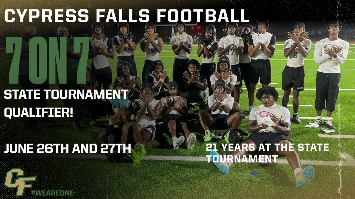 CyFallsFB's tweet photo. https://t.co/nbWU3yjf2y