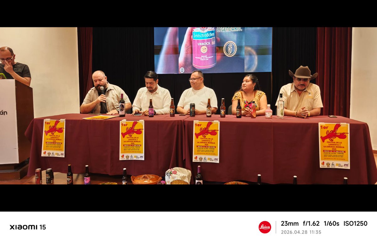 EdgarMercado's tweet photo. El pasado Festival de la Langosta y la Cerveza Morelia 2026 fue todo un éxito, gracias a los más de 3 mil asistentes y expositores!!!
Objetivos totalmente cumplidos https://t.co/YS6y2zxXsg
