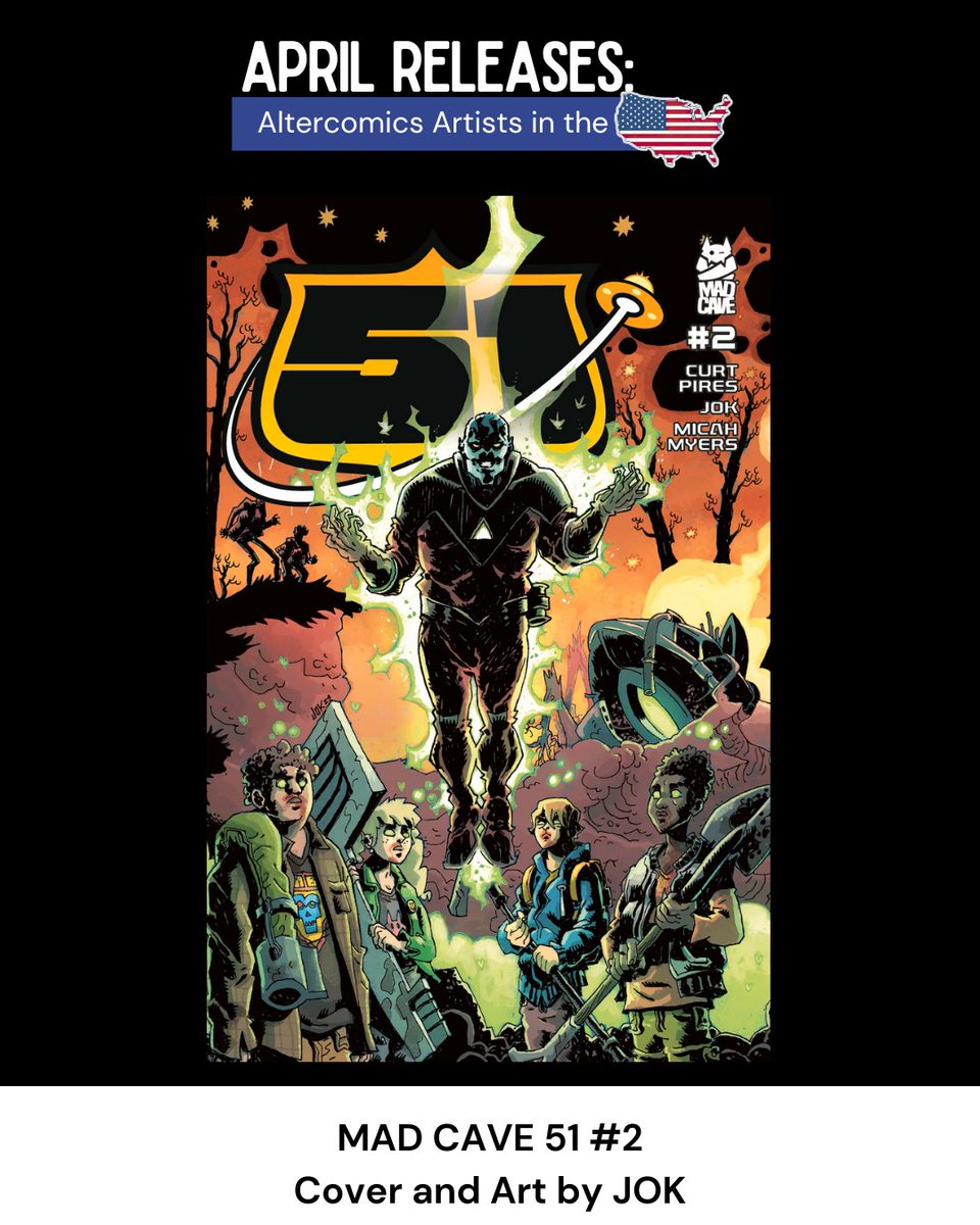 AltercomicsST's tweet photo. April was another massive month for the Altercomics Studio roster! 🇺🇸🎨
Our artists continue to shape the US comic book industry across the biggest publishers.
#AltercomicsStudio #AprilReleases #ComicArt #MarvelComics #DCComics https://t.co/CWKVl7Ux0S