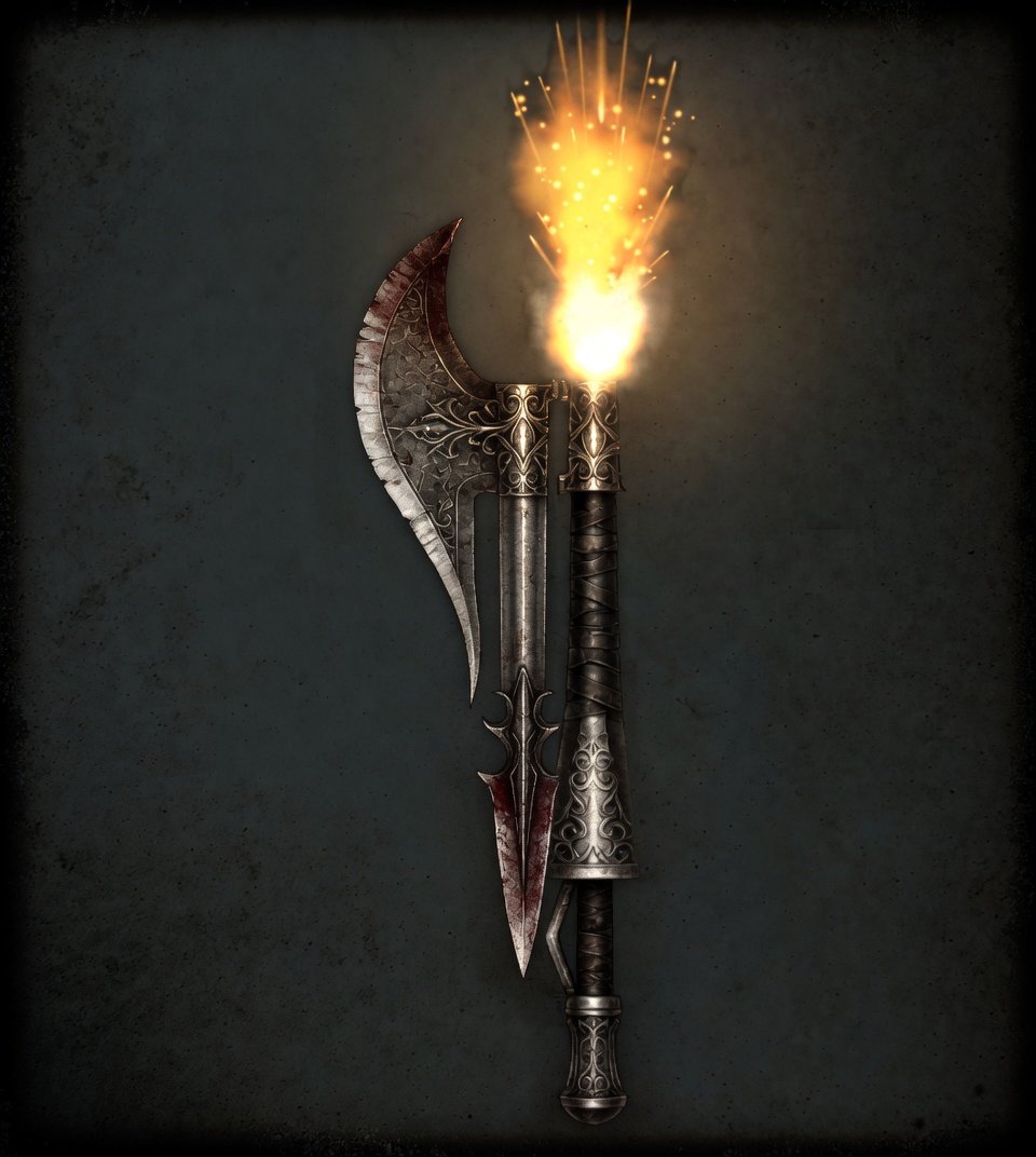 KBranchman's tweet photo. I dreamt up a trick weapon i wish I could use in bloodborne. Did a quick doodle of the lance and it's trick form, showed grok my doodle and asked him to refine it (he REALLY struggled with the trick form so i had to do it myself) the lance came out great so I used some photo editing to extend the lance and fold the lance into it's trick form and added in some stock muzzle flash annnnnd voila! The Lance Cannon! I like to imagine it was used by the knights of Cainhurst before Martyr Logarius decided to be a big meanie.

#bloodborne