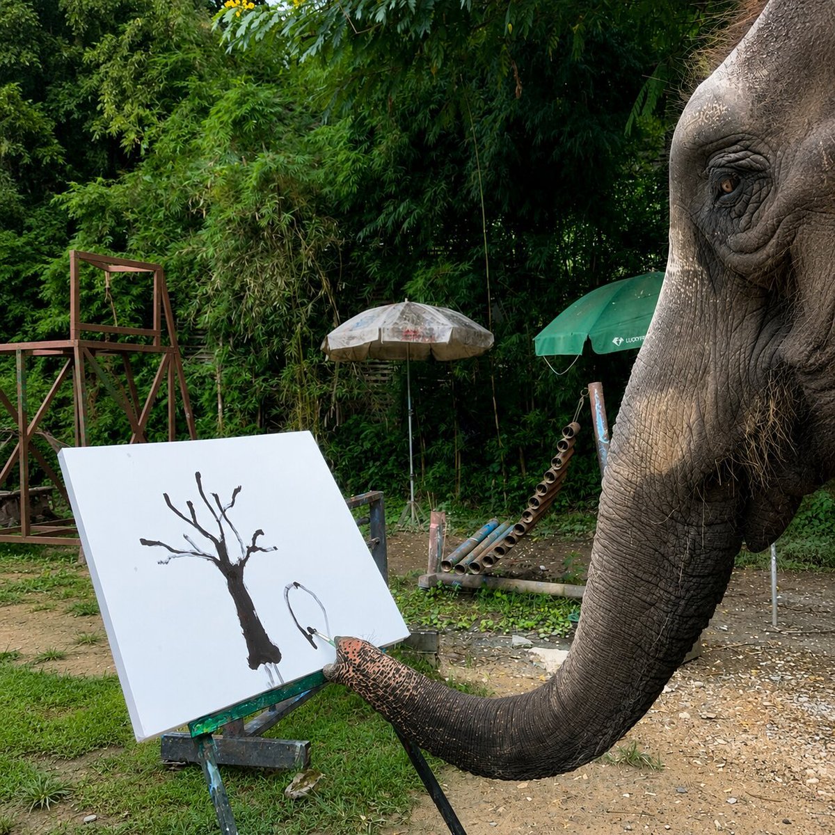 𝙏𝙐𝙎𝙆𝙍 — by Elephant Art tweet media