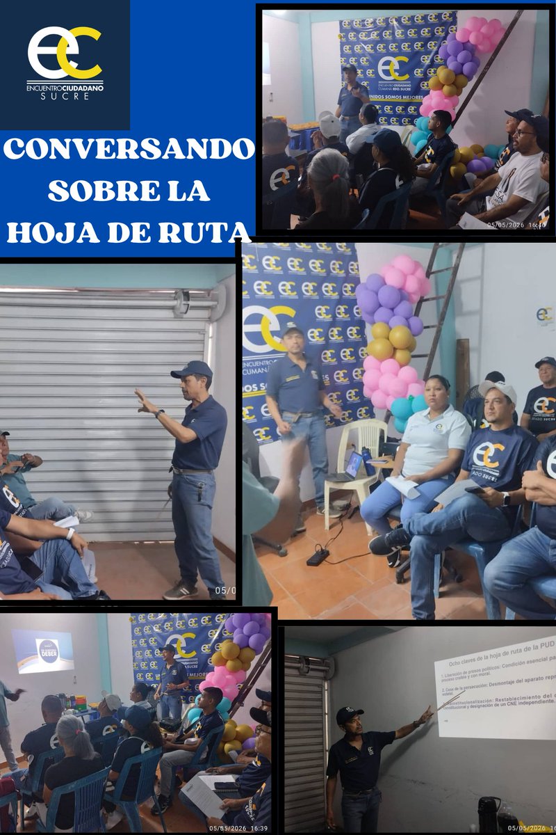 EC_EdoSucre's tweet photo. #EncuentroConLaHojaDeRuta #EsNuestroDeber https://t.co/LhijsRoROh