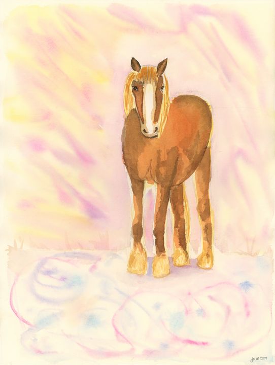 RedYogini11's tweet photo. Art of the Day! "Magical Horse". Buy at: https://t.co/gFumwcfWul https://t.co/OUsqaGJR0c
