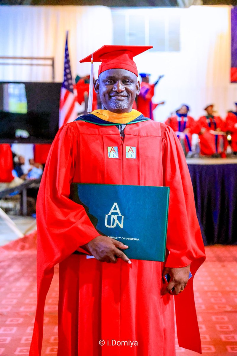 MGcfr's tweet photo. A Journey of Excellence and Gratitude

It is with immense pride and a deep sense of accomplishment that I announce my graduation from the American University of Nigeria (AUN) at this year’s Commencement Ceremony. 

Having completed the requirements for a Master of Science in https://t.co/DCBmuRwdHJ