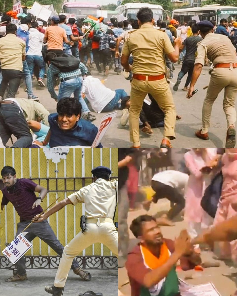 NarayanYadav01's tweet photo. बिहार में कलम माँगने वाले युवाओं को लाठियाँ मिल रही हैं! 🚨

क्या शांतिपूर्ण प्रदर्शन करना अब अपराध है? अपनी जायज माँगों के लिए सड़क पर उतरे छात्रों पर यह बर्बरता लोकतंत्र पर प्रहार है। सरकार को लाठी के बजाय संवाद का रास्ता चुनना चाहिए। युवा शक्ति को दबाना असंभव है! ✊🔥
#बिहार https://t.co/SRAyK0AJd5