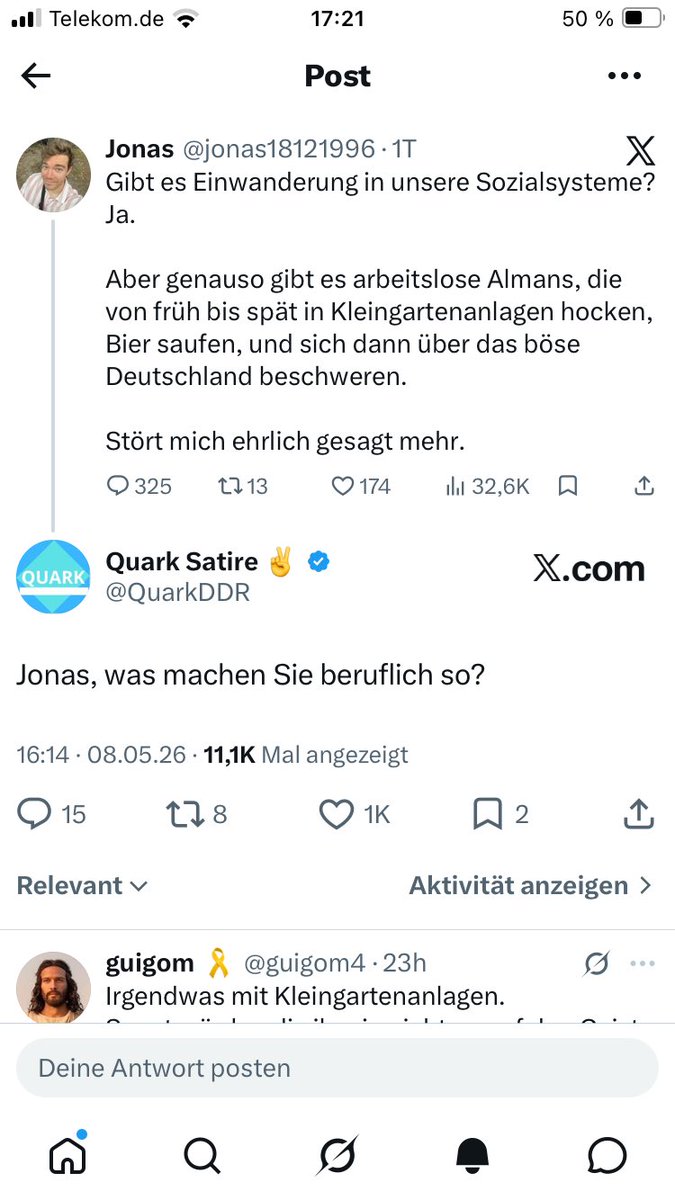 Quark Satire ✌️ tweet media