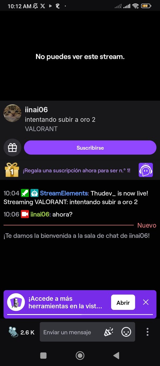 Alguien sabe porque no puedo ver un stream de alguien, no estoy baneado e incluso soy mod ahí, me sale el icono de seguir en gris