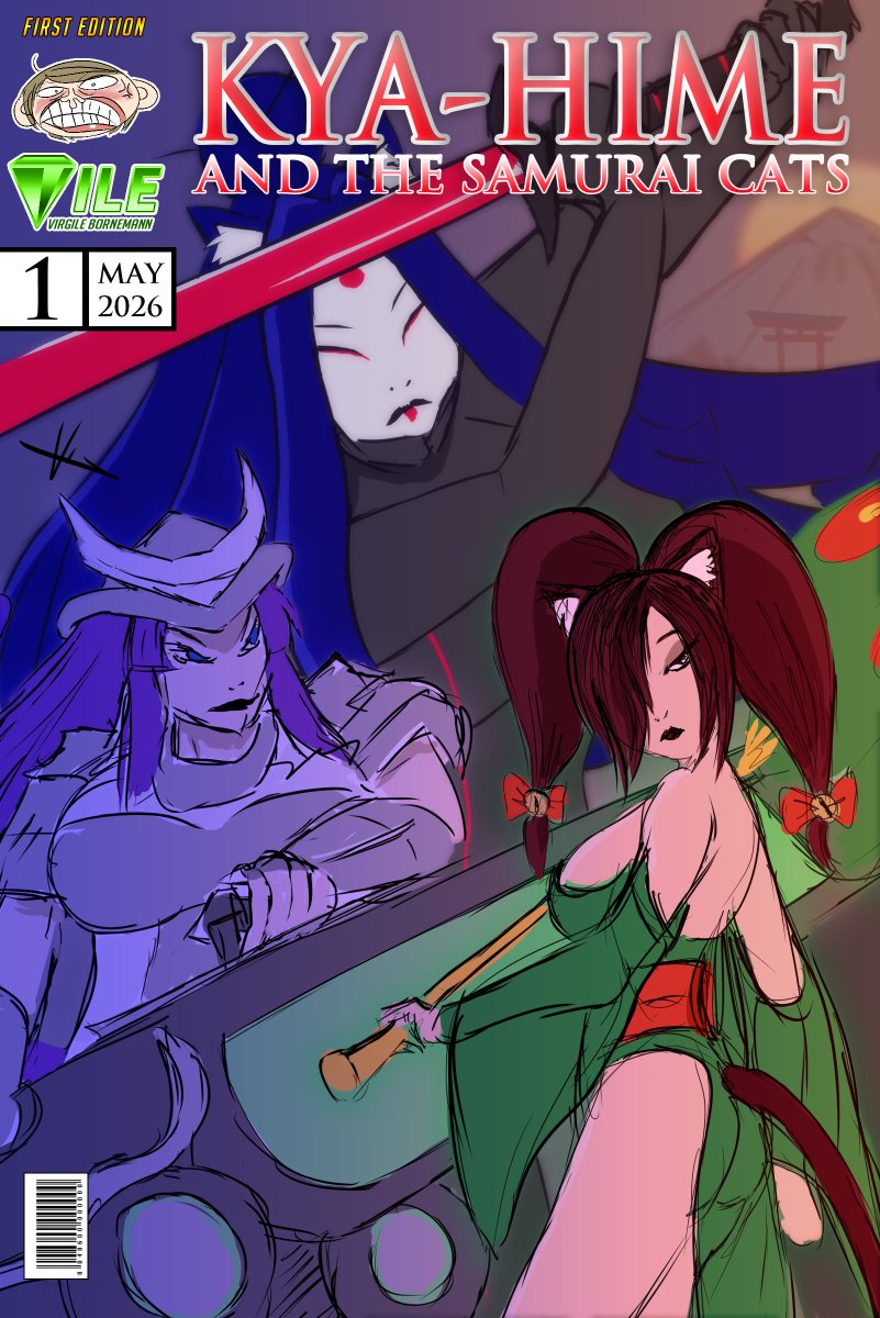 VirgileVILE's tweet photo. Fun fact: Yes, a Doom “Samurai Cats Saga” WAD actually exists, but you probably won't see it anytime soon.😅 https://t.co/XkR0kCWRLZ