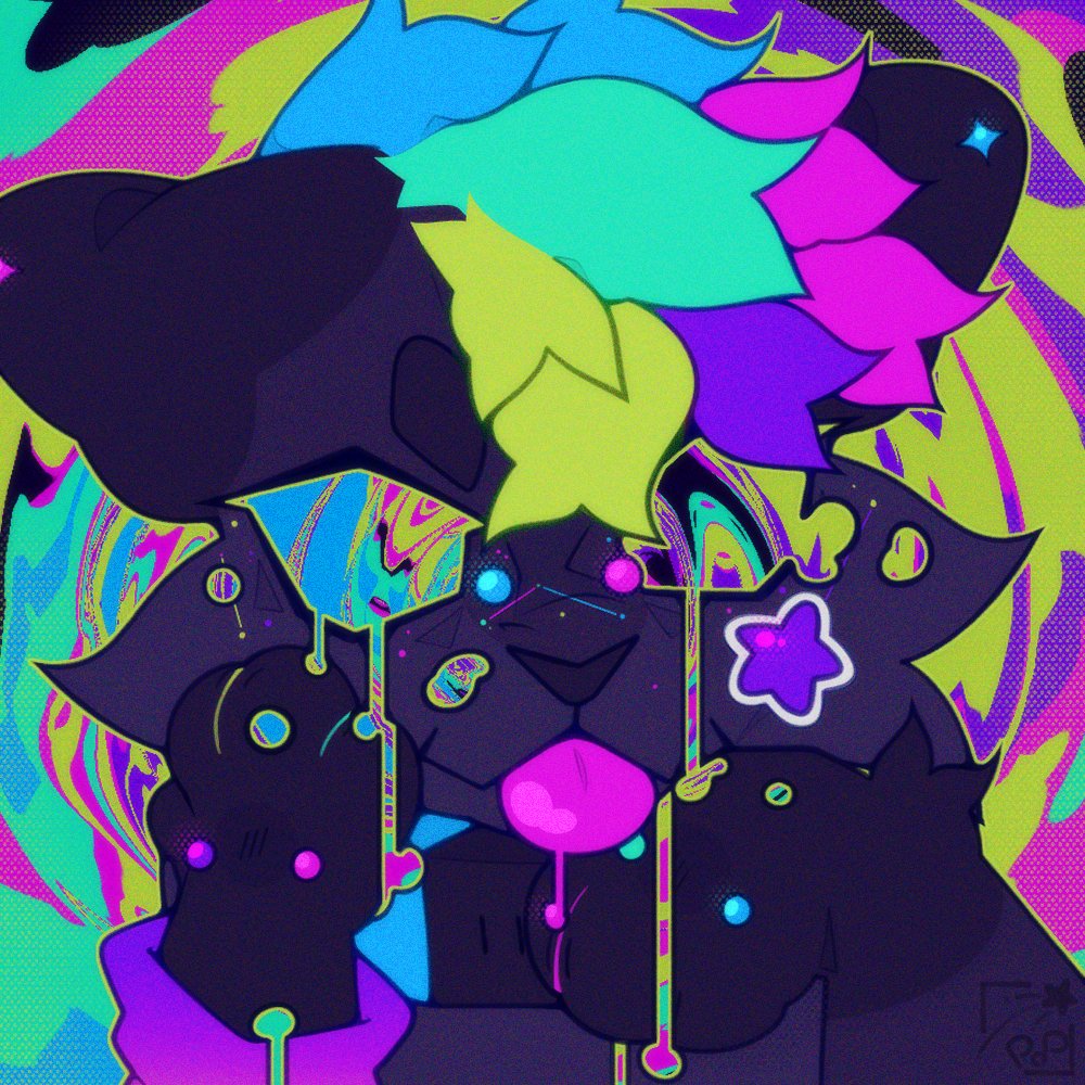 SSTARRYP0PP's tweet photo. Trippy icon commission for @Dansay20 ! This was a blast to work on, been a bit since I've finished out a trippy icon. https://t.co/NCuKZfT0nQ