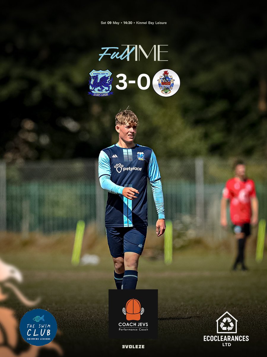 KinmelFc's tweet photo. Kinmel Bay 3-0 Llandudno Amateurs

Kinmel Bay Scorers 
Tate Walker ⚽️
Mathew James Beach ⚽️
Steven Darren ⚽️ https://t.co/u18GIMcIUc