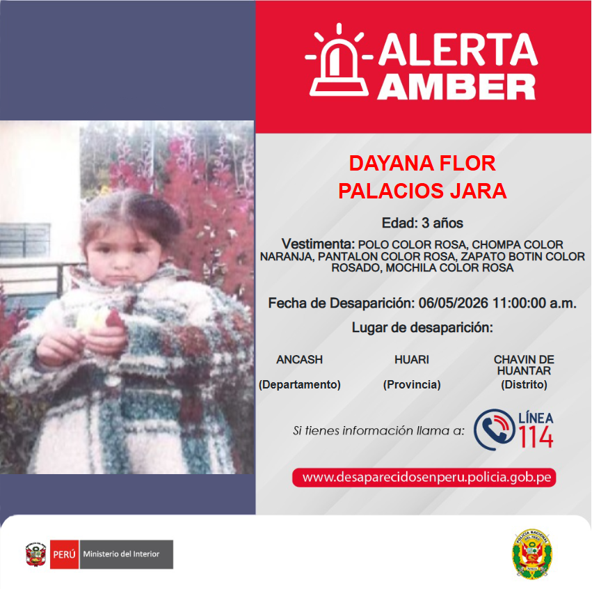Alerta Amber PNP tweet media