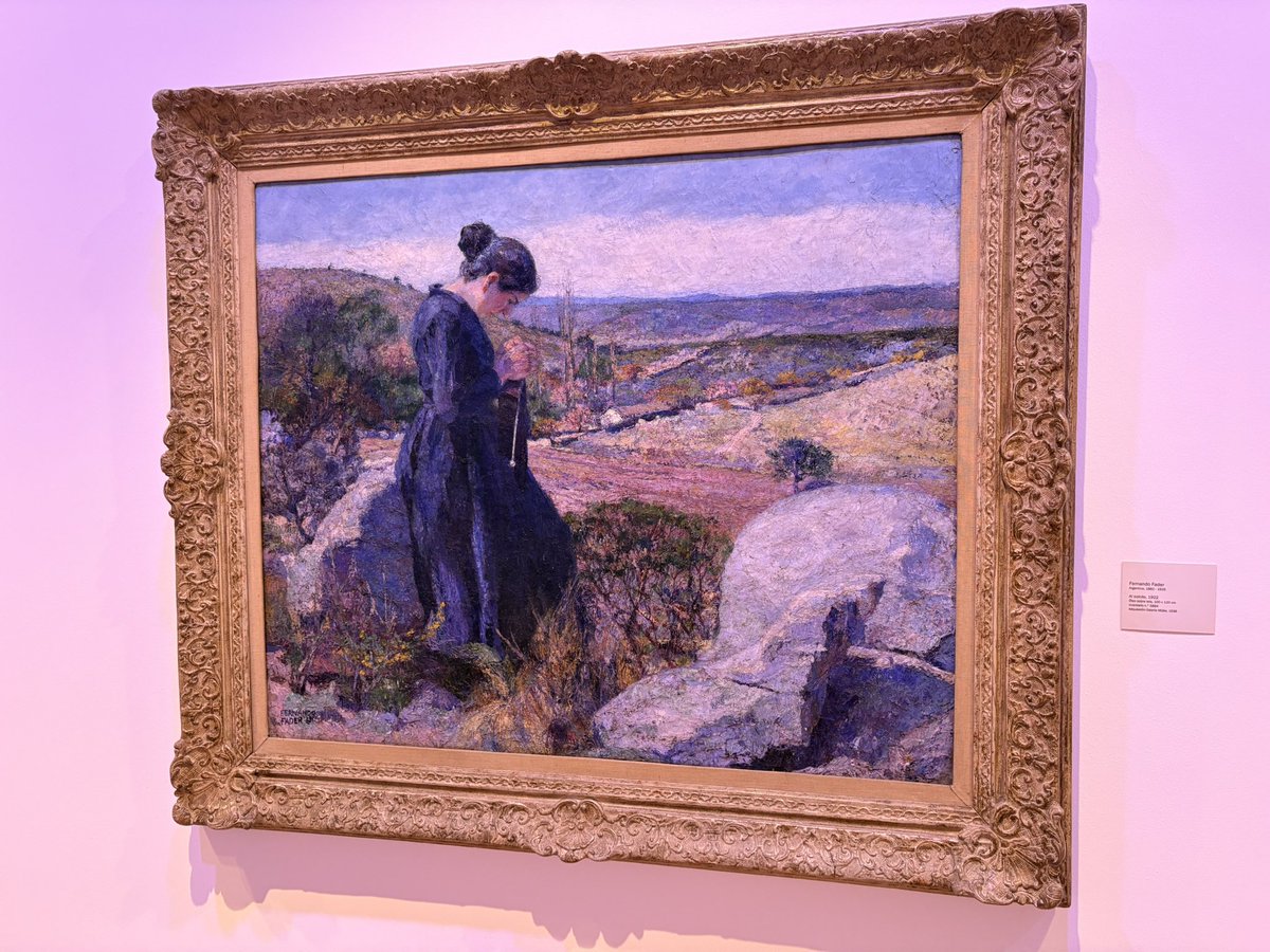 el <a href="/BellasArtesAR/">Bellas Artes Arg</a> está divino como siempre pero a quién se le ocurre alumbrar con esa luz azul que te tiñe todas las pinturas??? Es una LOCURA alguien puede pensar en LOS COLORES??? #presos