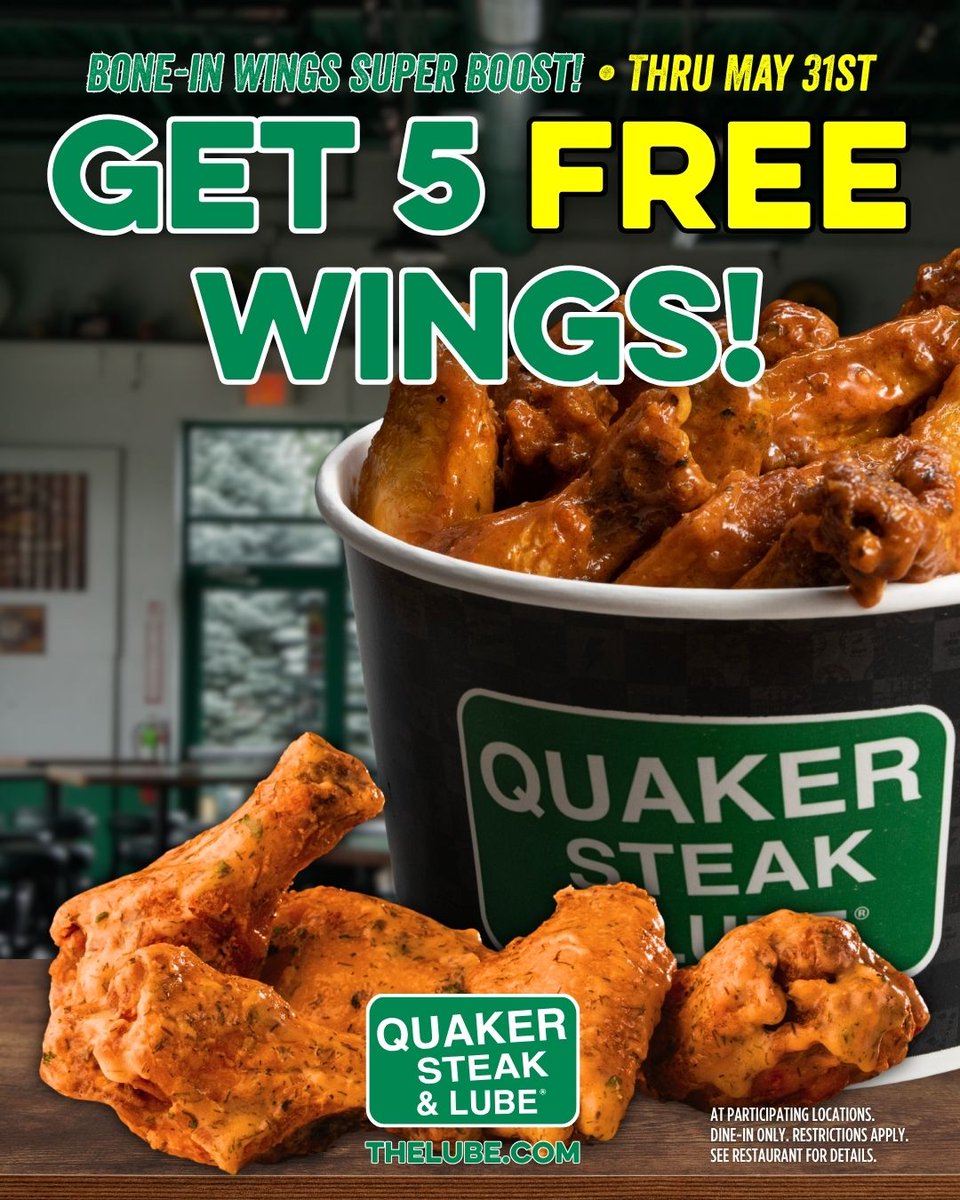 Quaker Steak & Lube tweet media